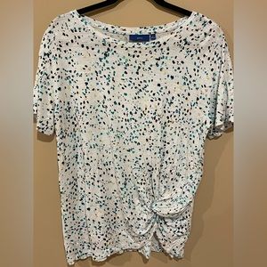 Women's Apt. 9 Knot Front Tee size large